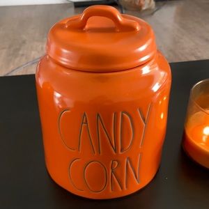 Rae Dunn Candy Corn canister
